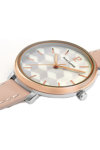 PIERRE LANNIER Mirage Pink Leather Strap