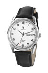 LIP Himalaya Automatic Black Leather Strap