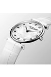 LONGINES La Grande Classique de Longines Diamonds White Leather Strap