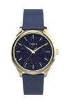 TIMEX Celestial Blue Leather Strap
