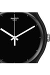 SWATCH Think Time Black Plastic Strap