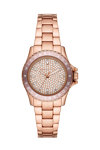 Michael KORS Kenly Crystals Rose Gold Stainless Steel Bracelet