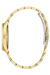 GUESS Clear Cut Gold Stainless Steel Bracelet