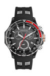 QUANTUM Hunter Chronograph Black Silicone Strap