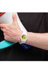 SWATCH Time to Yellow Small White Bio-Sourced Material Strap