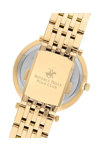 BEVERLY HILLS POLO CLUB Crystals Gold Stainless Steel Bracelet