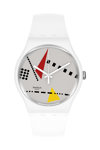 SWATCH 1984 Reloaded Hi Mem M White Bio-Sourced Material Strap