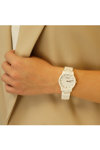 GREGIO Ladies White Ceramic Bracelet