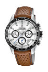 FESTINA Timeless Chronograph Brown Leather Strap