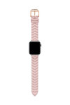 Λουράκι TED Chevron Pink Leather Strap για APPLE Watches 38-40 mm