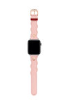 Λουράκι TED Wavy Design Pink Leather Strap για APPLE Watches 42-44 mm