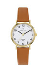 CERTUS Ladies Brown Leather Strap