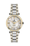 BEVERLY HILLS POLO CLUB Ladies Diamonds Two Tone Stainless Steel Bracelet