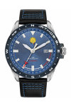 PATROUILLE DE FRANCE Athos 5 Automatic Black Leather Strap