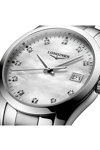 LONGINES Conquest Diamonds Silver Stainless Steel Bracelet