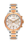 BREEZE Prestinia Swarovski Chronograph Two Tone Stainless Steel Bracelet