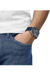 TISSOT Supersport Chronograph Blue Textile Strap