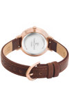 PIERRE LANNIER Echo Brown Leather Strap