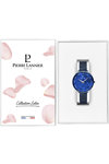 PIERRE LANNIER Eolia Crystals Blue Stainless Steel Bracelet