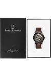 PIERRE LANNIER Automatic Automatic Brown Leather Strap