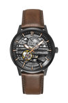 PIERRE LANNIER Impact Automatic Brown Leather Strap