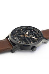 PIERRE LANNIER Impact Automatic Brown Leather Strap