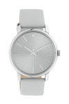 OOZOO Timepieces Grey Leather Strap