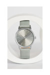 OOZOO Timepieces Grey Leather Strap