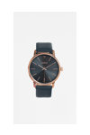 OOZOO Timepieces Blue Leather Strap