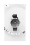 OOZOO Timepieces Black Leather Strap