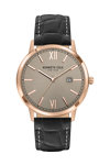 KENNETH COLE Modern Classic Black Leather Strap