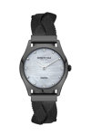 KENNETH COLE Modern Classic Diamonds Black Stainless Steel Bracelet