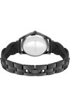 KENNETH COLE Modern Classic Diamonds Black Stainless Steel Bracelet