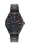 ADIDAS ORIGINALS Edition Three Black Stainless Steel Bracelet