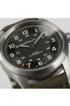 HAMILTON Khaki Field Automatic Olive Green Leather Strap