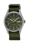 SEIKO 5 Sports Automatic Green Synthetic Strap