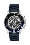 KENNETH COLE Modern Dress Chronograph Blue Silicone Strap