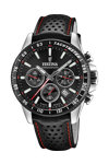 FESTINA Chronograph Black Leather Strap