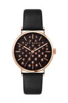 TED BAKER Phylipa Shine Black Leather Strap