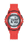 TEKDAY Chronograph Red Plastic Strap