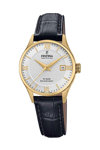 FESTINA Ladies Black Leather Strap