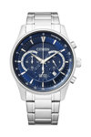 CITIZEN Chronograph Silver Stainless Steel Bracelet