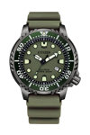 CITIZEN Promaster Eco-Drive Divers Green Rubber Strap