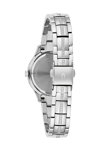 BULOVA Crystal Swarovski Silver Stainless Steel Bracelet