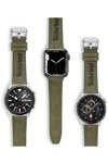 TIMBERLAND Barnesbrook Olive Green Leather Smart Strap Replacement for Smartwatches (22 mm)