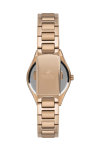 BEVERLY HILLS POLO CLUB Diamonds Rose Gold Stainless Steel Bracelet