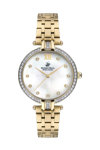 BEVERLY HILLS POLO CLUB Crystals Gold Stainless Steel Bracelet