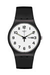 SWATCH Twice Again Black Biosourced Strap