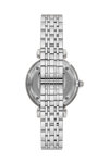 Emporio ARMANI Gianni Crystals T-Bar Silver Stainless Steel Bracelet