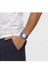 SWATCH New Gent Violet Verbena Blue Silicone Strap